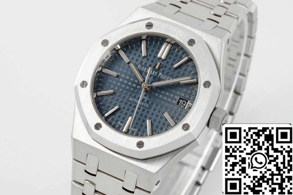 a1684642152667 1162 Audemars Piguet Royal Oak 15450ST.OO.1256ST.03 1:1 Best Edition APS Factory V3 Cadran Bleu