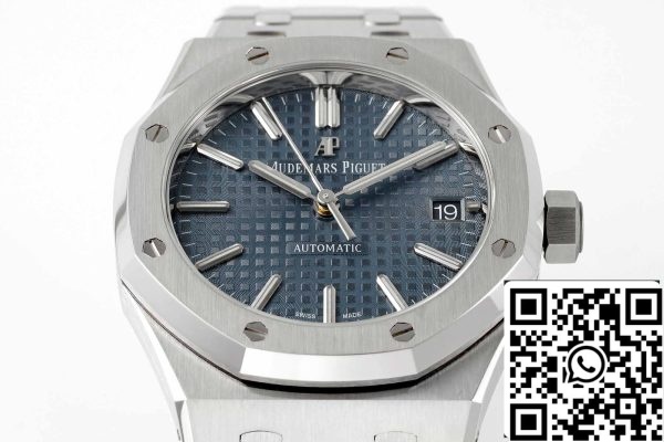 a1684642152669 2340 Audemars Piguet Royal Oak 15450ST.OO.1256ST.03 1:1 Beste Editie APS Fabriek V3 Blauwe Wijzerplaat