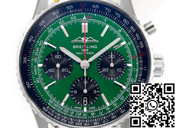 a1689250825690 1153 Breitling Navitimer B01 kronográf AB0137241L1P1 43mm 1:1 Best Edition BLS Gyár