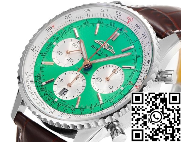 a1689251132656 0017 Breitling Navitimer B01 Chronograph AB0139211L1P1 41mm 1:1 Paras painos BLS Factory