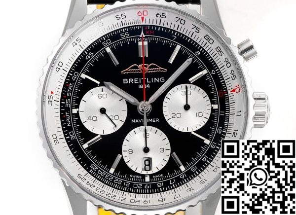 a1689251206489 0857 Breitling Navitimer B01 Cronógrafo AB0139211B1P1 43mm 1:1 Mejor Edición BLS Fábrica