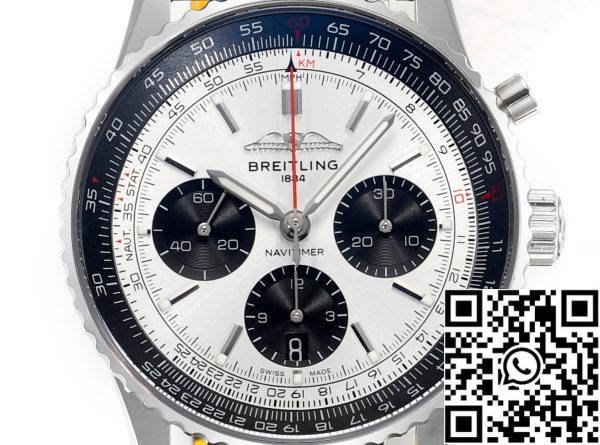 a1689251287435 2664 Breitling Navitimer B01 Cronografo AB0138241G1P1 43mm 1:1 Best Edition BLS Factory