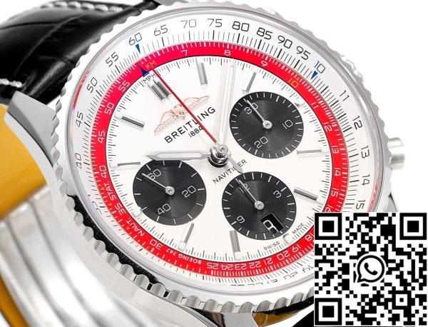 a1689251435484 0336 Breitling Navitimer B01 Chronograph AB01383B1G1P1 43mm 1:1 Best Edition BLS Factory