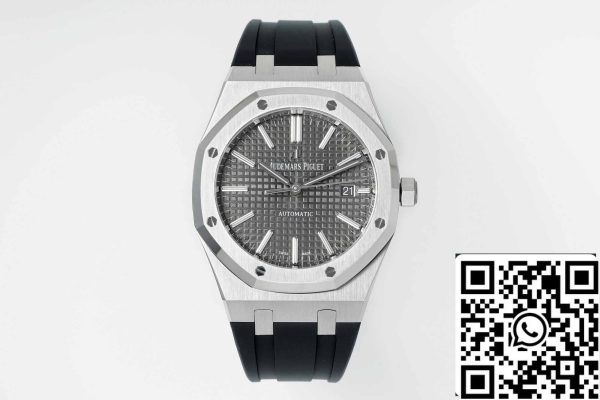 a1691730024893 1360 Audemars Piguet Royal Oak 15400OR APS Factory V3 1:1 Best Edition 3120 mechanizm szara tarcza