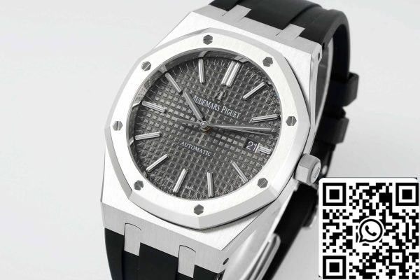 a1691730024894 1342 Audemars Piguet Royal Oak 15400OR APS Factory V3 1:1 Best Edition Movimiento 3120 Esfera gris