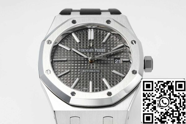 a1691730024898 0303 Audemars Piguet Royal Oak 15400OR APS Factory V3 1:1 Best Edition 3120 liikkeen Harmaa kellotaulu