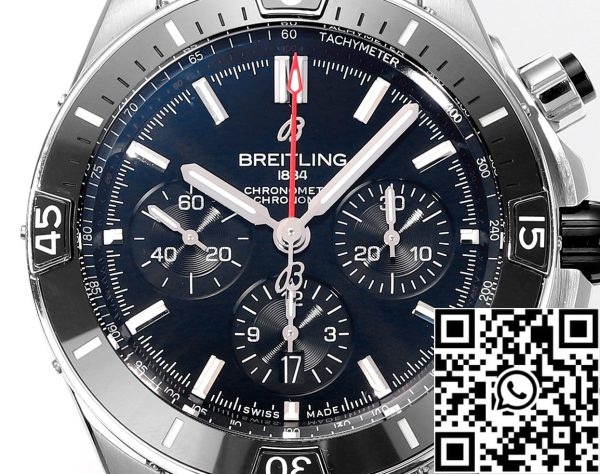 a1697113851199 1835 Breitling Super Chronomat B01 AB0136251B2S1 44mm BLS Fabriek 1:1 Beste Editie zwarte wijzerplaat