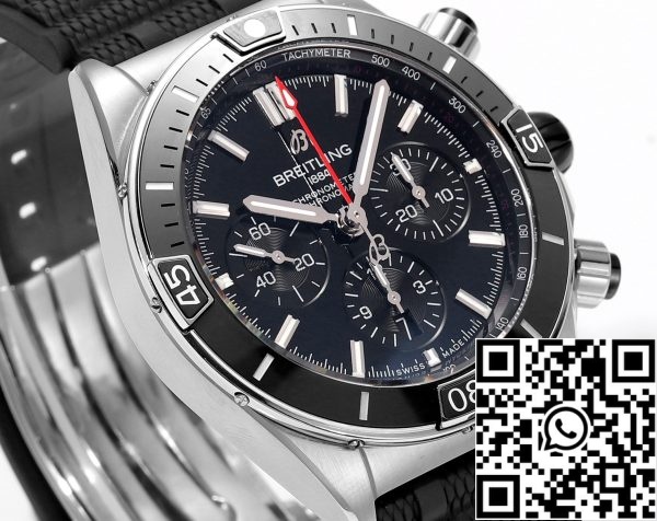 a1697113851743 3750 Breitling Super Chronomat B01 AB0136251B2S1 44mm BLS Fabriek 1:1 Beste Editie zwarte wijzerplaat