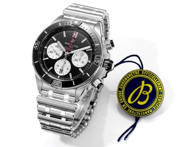 a1697114383278 0205 Breitling Super Chronomat B01 AB0136251B1A1 44 mm BLS Factory 1:1 Best Edition