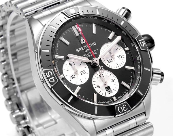 a1697114383891 0011 Breitling Super Chronomat B01 AB0136251B1A1 44mm BLS Factory 1:1 Най-добро издание