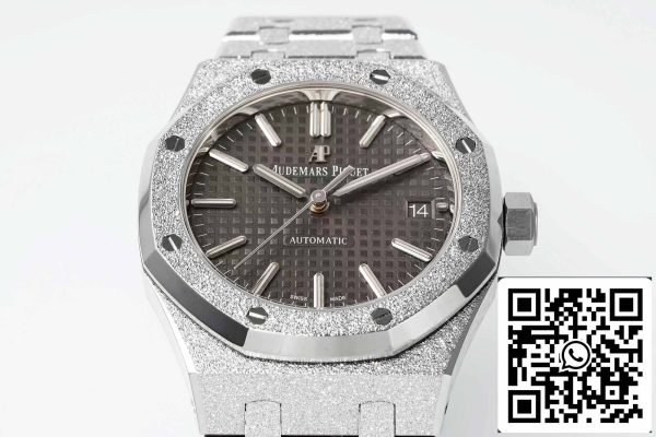 a1700158986315 4844 Audemars Piguet 15454 Frost Gold 1:1 best edition Grey dial