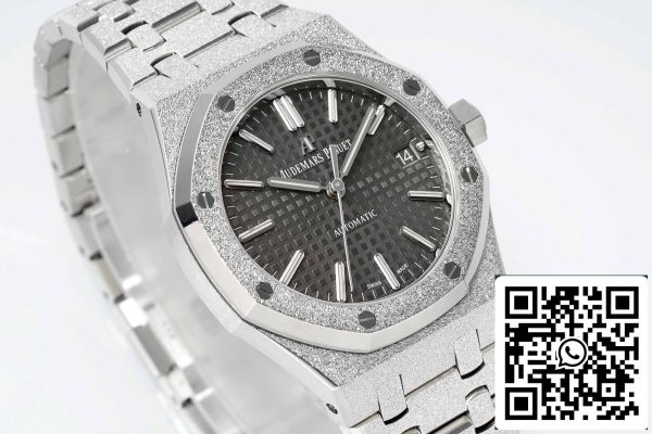 a1700158986465 2330 Audemars Piguet 15454 Frost Gold 1:1 best edition Grey dial