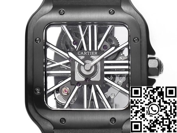 a1714932703870 1014 Cartier santos Skeleton 40 mm CRWHSA0009 TO119129 THB Factory 1:1 Best Edition