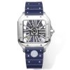 a1714932720457 0880 Cartier santos Skeleton 40mm W2020018 THB Factory 1:1 Best Edition Lunetta bianca