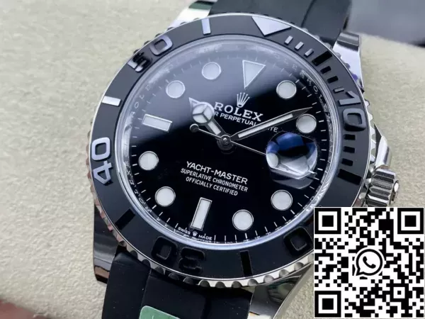 ccadf7db6fc70d1 Rolex Yacht-Master 42 Esfera Negra M226659-0003 1:1 Mejor Edición AR Versión Contrapeso de Fábrica