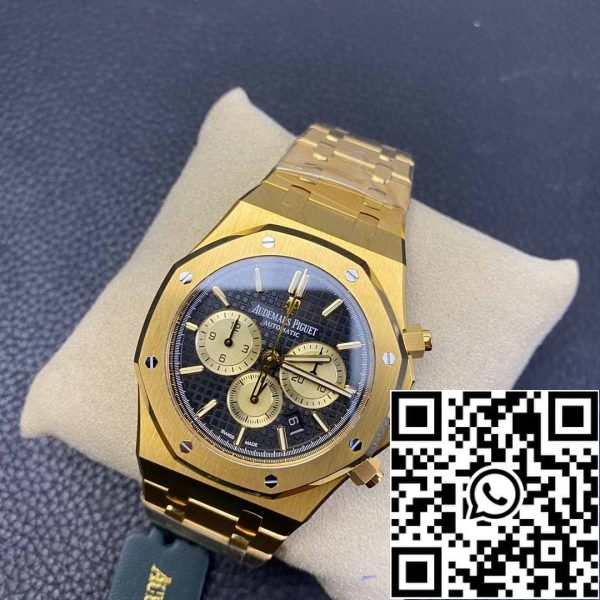 i1584097185 1700 2 Audemars Piguet Royal Oak 26331 1:1 Best Edition OM Factory Musta kellotaulu ruostumatonta terästä keltaista kultaa