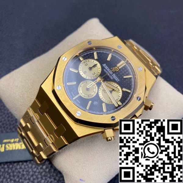 i1584097185 7238 4 Audemars Piguet Royal Oak 26331 1:1 Beste Editie OM Fabriek Zwarte Wijzerplaat Roestvrij Staal Geel Goud