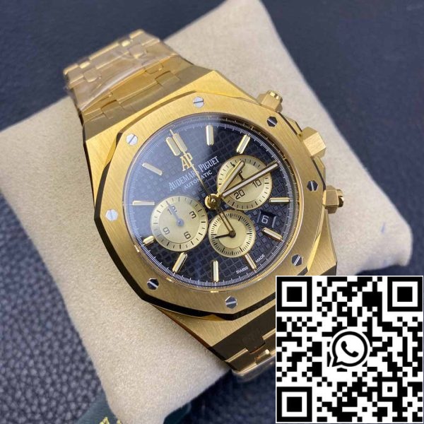 i1584097185 7828 1 Audemars Piguet Royal Oak 26331 1:1 Best Edition OM Factory Musta kellotaulu ruostumatonta terästä keltakultaa