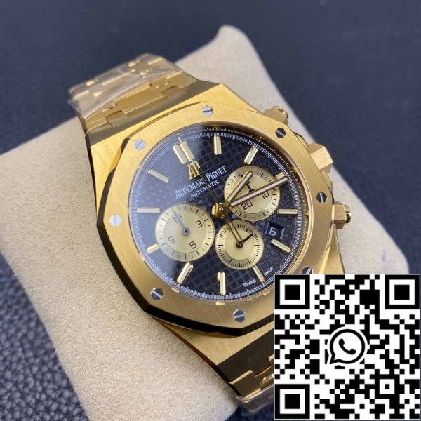 i1584097185 9193 3 Audemars Piguet Royal Oak 26331 1:1 Beste Editie OM Fabriek Zwarte Wijzerplaat Roestvrij Staal Geel Goud