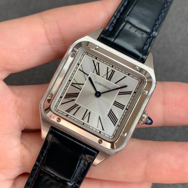 i1588063820 2087 2 Cartier Santos-Dumont WGSA0022 1:1 Най-добро издание F1 Factory Корпус от неръждаема стомана