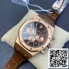 i1589175900 7460 2 Audemars Piguet Royal Oak 26331 1:1 Best Edition OM Factory Brun läderrem Roséguld