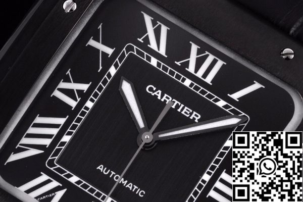 i1610343447 9115 1 Cartier De Santos WSSA0039 Кожена каишка BV Фабрика 1: 1 Най-добро издание 9019 Движение