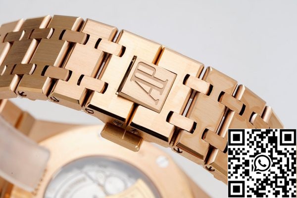 i1657198860 1060 7 5559dc73 ca25 4d60 9522 d4790bd913e4 Audemars Piguet Royal Oak 15400ST 1:1 Best Edition ZF Factory Schwarzes Zifferblatt Rose Gold