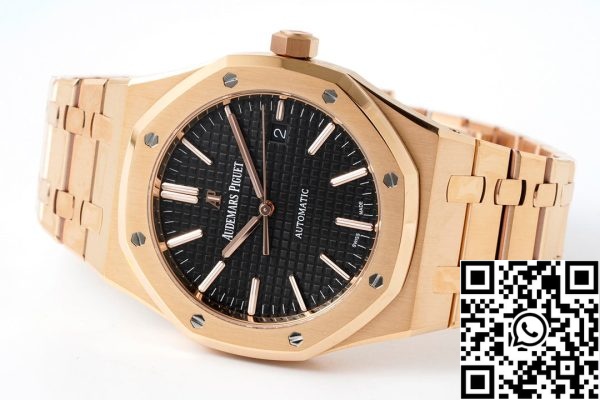 i1657198860 5497 5 aea85598 3036 4ebf 81c3 d4d99fc0c4df Audemars Piguet Royal Oak 15400ST 1:1 Best Edition ZF Factory Cadran Noir Or Rose