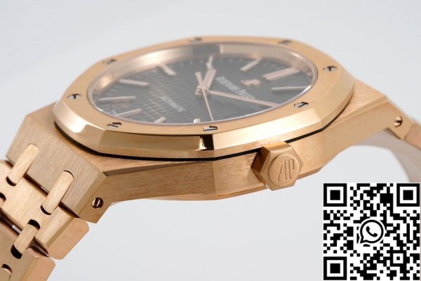 i1657198860 8157 6 2a1e208f 4670 4fb1 ac42 5ec165563dcd Audemars Piguet Royal Oak 15400ST 1:1 Mejor Edición ZF Factory Esfera Negra Oro Rosa