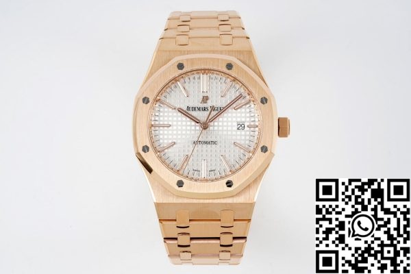 i1657198930 73 0 bd868bb9 4788 4eda 8c91 6fb626200386 Audemars Piguet Royal Oak 15400ST 1:1 Best Edition ZF Factory Λευκό καντράν Ροζ Χρυσό