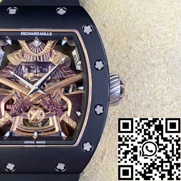 i1693659244 1240 4 Richard Mille The Time Of The Samurai RM 47 1:1 Migliore edizione YS Factory Tourbillon Orologio