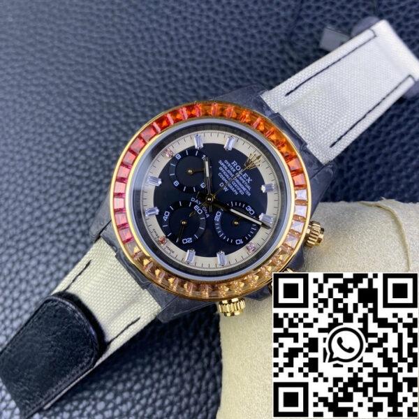 i1698680218 1435 3 Rolex Daytona Cosmograph Diw Custom Version 1:1 Best Edition Diw Factory Svart urtavla