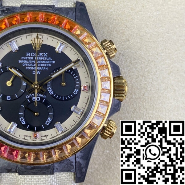 i1698680218 5428 4 Rolex Daytona Cosmograph Diw Custom Version 1:1 Best Edition Diw Factory Black Dial