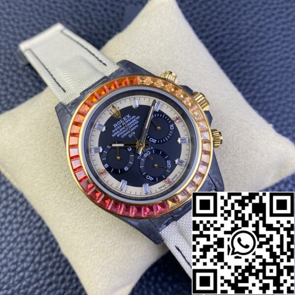 i1698680218 8371 1 Rolex Daytona Cosmograph Diw Custom Version 1:1 Best Edition Diw Factory Quadrante Nero