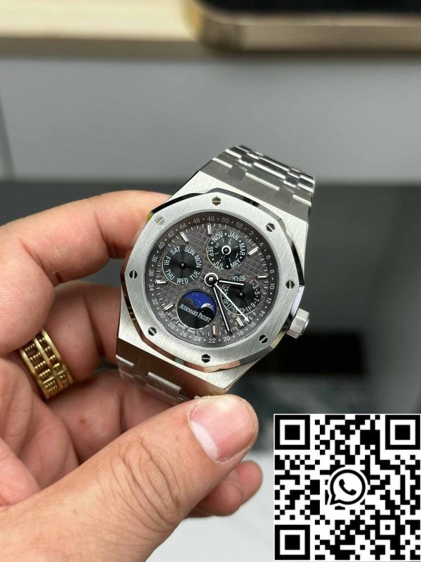 i1703663634 2719 0 Audemars Piguet Royal Oak 26607BC.OO.1220BC.02 BBR Factory 1:1 Mejor Edición Esfera Gris