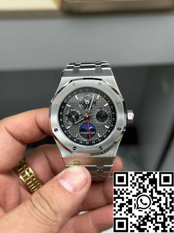 i1703663662 8725 0 Audemars Piguet Royal Oak 26609TI.OO.1220TI.01 BBR Factory 1:1 Best Edition harmaa kellotaulu