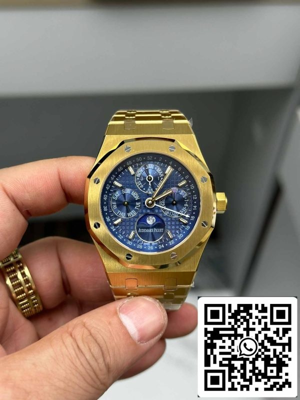 i1703663688 296 0 Audemars Piguet Royal Oak 26574BA.OO.1220BA.01 1:1 Best Edition BBR Factory Mostrador azul