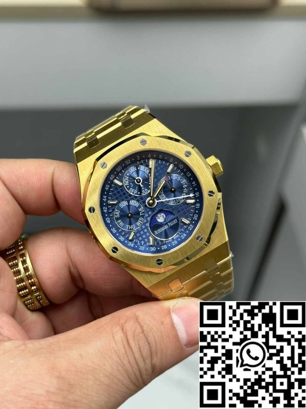 i1703663689 1797 0 Audemars Piguet Royal Oak 26574BA.OO.1220BA.01 1:1 Най-добро издание BBR Factory Blue Dial