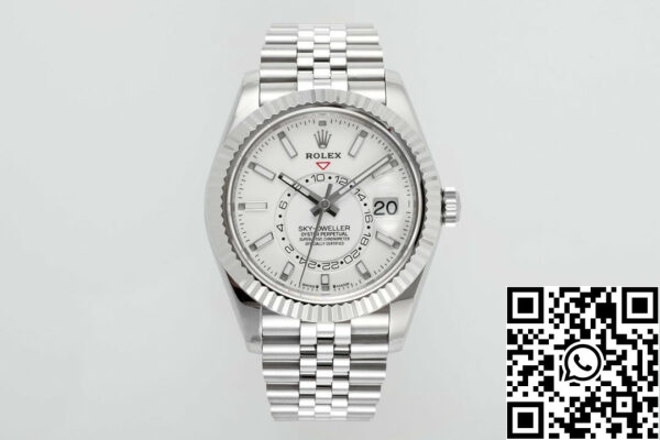 i1709973997 5332 0 Rolex Sky Dweller M326934-0002 1:1 Best Edition ZF Factory White Dial Uusin versio 2024