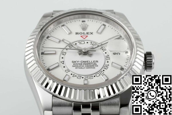 i1709973997 752 2 Rolex Sky Dweller M326934-0002 1:1 Beste Editie ZF Fabriek Witte Wijzerplaat Nieuwste Versie 2024