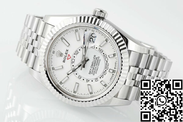 i1709973997 7771 5 Rolex Sky Dweller M326934-0002 1:1 Beste Editie ZF Fabriek Witte Wijzerplaat Nieuwste Versie 2024