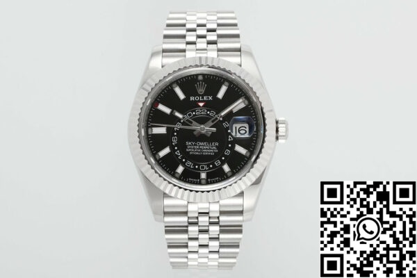 i1709974101 5569 0 Rolex Sky Dweller M336933-0004 1:1 Beste Editie ZF Fabriek Zwarte Wijzerplaat Nieuwste Versie 2024