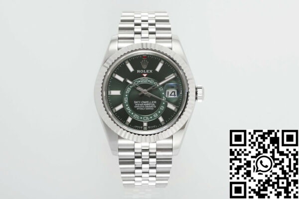 i1709974166 7570 0 Rolex Sky Dweller M336934-0001 1:1 Best Edition ZF Factory zöld számlap legújabb verziója 2024