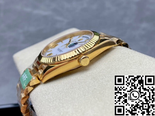 i1711828828 7186 4 Rolex Day Date 40 M228238-0042 Λευκό καντράν 1:1 Best Edition AR Factory 3255 Movement