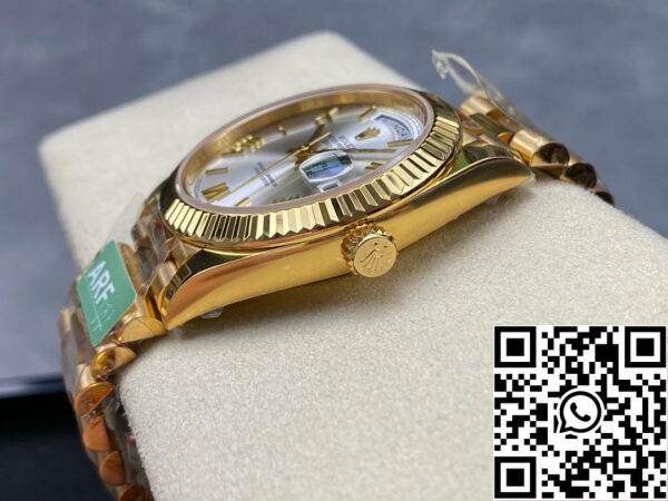 i1711829008 7900 8 Rolex Day Date 40 M228238-0002 Ασημί καντράν 1:1 Best Edition AR Factory 3255 Movement