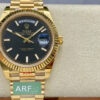 i1711829097 2487 6 Rolex Day Date 40 M228238-0067 Black Dial 1:1 Best Edition AR Factory 3255 Mechanizm