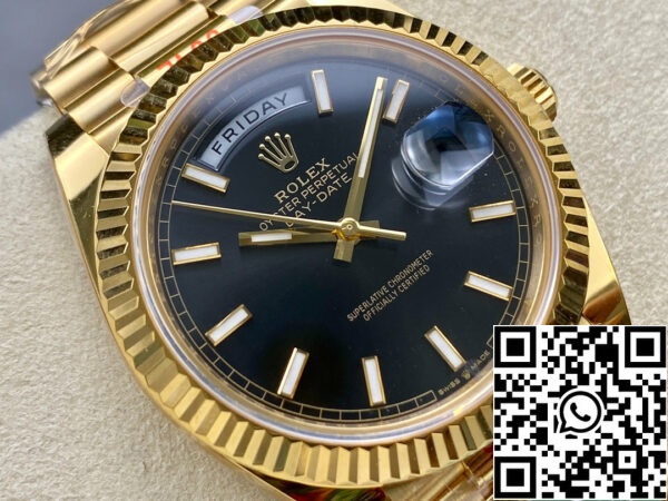 i1711829097 5414 1 Rolex Day Date 40 M228238-0067 Quadrante nero 1:1 Migliore edizione AR Movimento 3255 di fabbrica