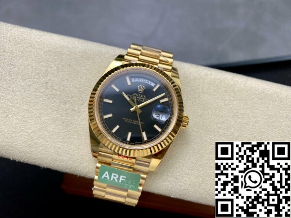 i1711829097 6282 3 Rolex Day Date 40 M228238-0067 Esfera Negra 1:1 Mejor Edición Movimiento AR Factory 3255