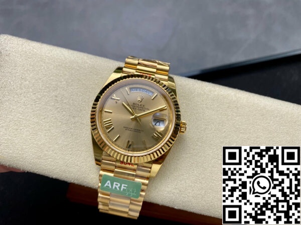 i1711829223 3873 3 Rolex Day Date 40 M228238-0006 Quadrante giallo 1:1 Migliore edizione AR Movimento 3255 di fabbrica