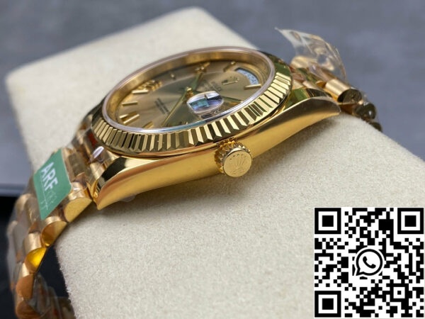 i1711829223 5055 1 Rolex Day Date 40 M228238-0006 Quadrante giallo 1:1 Migliore edizione Movimento AR 3255 di fabbrica